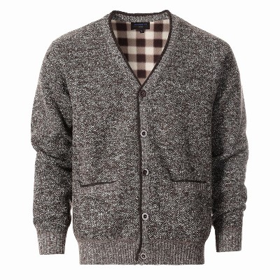 Men's V-Neck Cardigan Vest - Button Down Knitted Sweater Vest With Pockets
