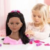 Charlene Super Model Deep Tan American Doll Head with make-up - 3 of 4