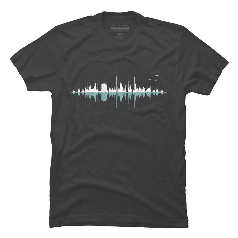 Men's Design By Humans Music City (Clear Graphic) By Expo T-Shirt, 1 of 5