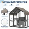 Catio Outdoor Cat Enclosure with Weather-Resistant Cover, Large Cat House with 2 Platforms, 2 Bridges & a Resting Box for Multiple Kittens - 4 of 4