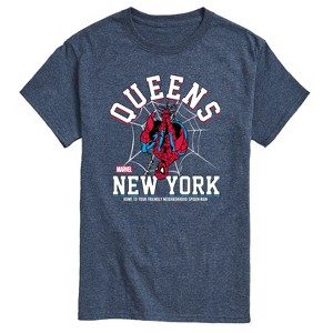 Men's - Marvel - Spider-man Collegiate Short Sleeve Graphic T-Shirt - 1 of 4