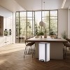 Stainless Steel Kitchen Trash Can 13 Gal, Hand Free Garbage Can with Inner Bucket & Soft Close Lid - 3 of 4