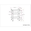 VYNXARIA 26" Bar Cart - Cognac - 3 of 4