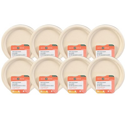 Ecosoul 10" Round Plates - Case of 8/20 ct
