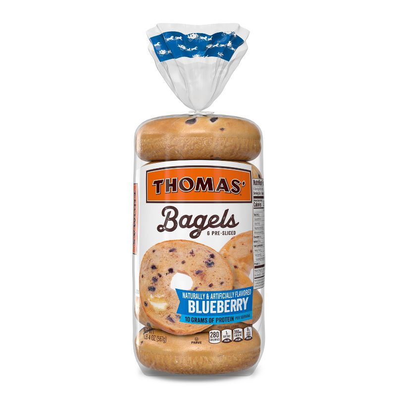 Thomas&#39; Blueberry Bagels - 20oz/6ct, 1 of 10