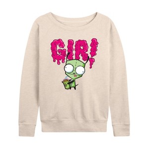Women's - Invader ZIM - GIR Lightweight French Terry Slouchy - 1 of 4