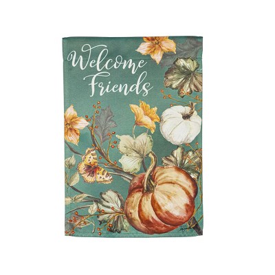 Evergreen Garden Flag Autumn Vines Suede Double Sided Indoor Outdoor Decor 18" x 12.5"