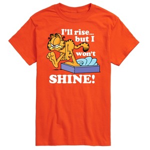 Men's - Garfield - Rise But Won't Shine Short Sleeve Graphic T-Shirt - 1 of 4