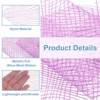 Unique Bargains Sheer Nylon Glitters Wave Mesh Decorative Ribbon Trim 6 Inch 10 Yards - 3 of 4