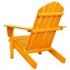 vidaXL Patio Adirondack Chair, Solid Fir Wood, Orange - 4 of 4