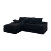 Dolonm L-Shape Sectional Sofa with Chaise: High-Resilience Foam, 4-Seater, Convertible Layout for Small Spaces - 2 of 4