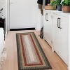 Machine Washable Area Rug - Non-Slip Stain Resistant Low Pile Carpet Modern Braided Farmhouse Rug for Living Room Bedroom Dining Room Office - 3 of 4