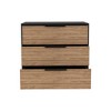 NicBex Modern Wooden 6-Drawer Chest, Tall Closet Storage with Wardrobe Closet Set of 2 for Bedroom, Living Room - 3 of 4