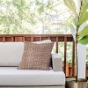 18"x18" Deny Designs Mirimo Earthy Mocha Tiles Square Outdoor Throw Pillow Beige - 3 of 4