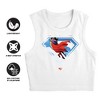 Women's Superman 2025 Superman Lois Shield Sleeveless Crop Top Tank - 4 of 4