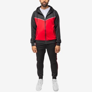 CULTURA Men's Zip Up Hoodie Track Suit - 1 of 4
