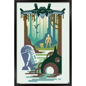 Trends International Star Wars: Heroic Gestures - The Empire Strikes Back Framed Wall Poster Prints - 1 of 4