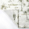 Kate Aurora Maui Tropical Living Sailboats Woven Jacquard Fabric Shower Curtain - 72 in. Wide x 72 in. Long - 3 of 3
