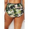 Swimsuits for All Women's Plus Size High Waist Piped Swim Brief - 3 of 4