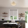 Livex Lighting Bellingham 3 - Light Semi-Flush Mount in  Antique Gold Leaf - 3 of 4