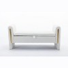 NicBex Ottoman with Storage Bench Storage Organizer Velvet Fabric Storage Ottoman with Gold Metal Trim Strip for Bedroom - 4 of 4