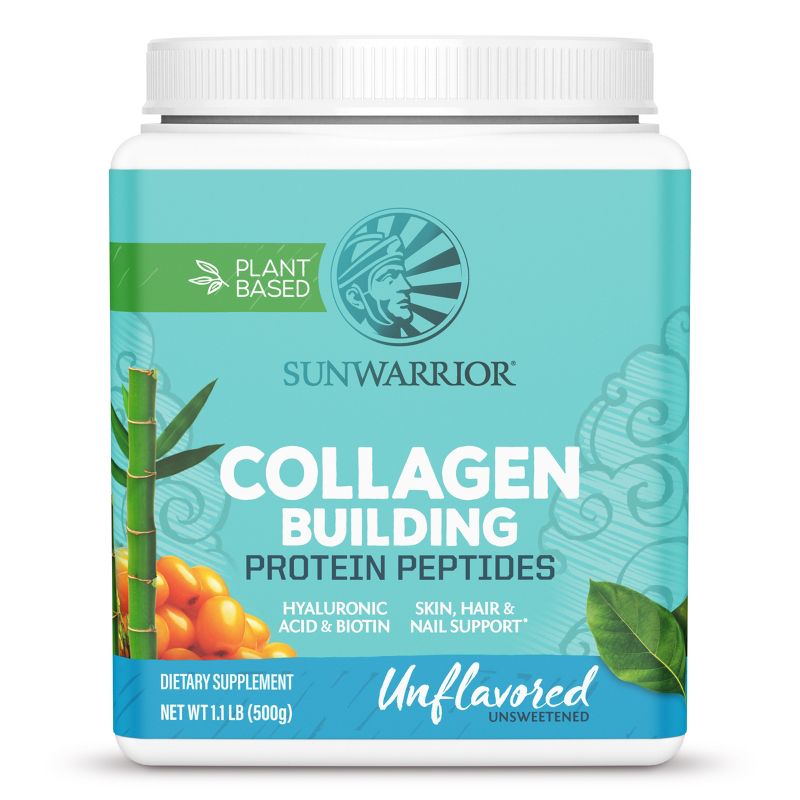Sunwarrior Collagen Protein, Plant-Based Protein, Unflavored, 500gm, 1 of 7