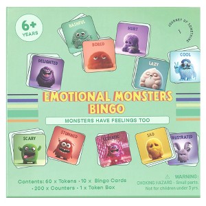Journey of Something: Emotional Monsters Bingo - Learn Feelings Through Play - 1 of 4