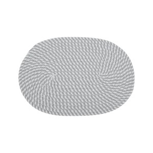 Unique Bargains Trivet Oval Rope Coaster Cotton Non-Woven Fabric 12.6"x8.66"x0.31" - 1 of 3