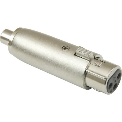 American Recorder Technologies XLR Female to RCA Female Adapter Nickel