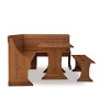 Midwest Pine Breakfast Nook Dining Sets Natural - Linon - image 2 of 4