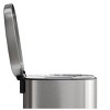 Metal Trash Can with Lid - Step-on Kitchen Garbage Bin, Rustproof, Waterproof with Inner Bucket & Soft Close Lid - 3 of 4