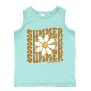 The Juniper Shop SmileyWorld Summer Wave Stacked Toddler Tank - 1 of 4