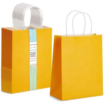  ECOHOLA Teal Paper Gift Bags with Handles, 25 Pcs
