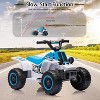 Jojoka 6V Kids Ride On ATV Quad Car, Electric 4-Wheeler w/1.76MPH Speed, Music, LED Lights, Push-Button Start, for Ages 3+ - 3 of 4