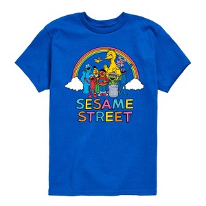 Boys' - Sesame Street - Elmo And Friends Short Sleeve Graphic T-Shirt - 1 of 4