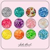 John Bead 600pcs Assorted Plastic Alphabet Pony Beads with 5m Elastic Cord for DIY Crafts Bracelets Necklaces Jewelry Making Bead Box - 2 of 4
