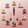 VAVSEA Immersion Blender, 1100W 5-in-1 Hand Blender, 24-Speed Handheld Stick Blender for Chopper, Beaker, Whisk, Milk Frother - 3 of 4