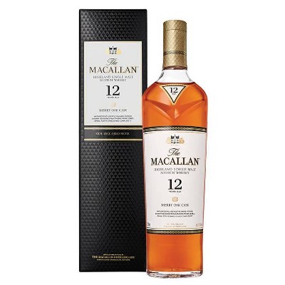 The Macallan 12yr Single Malt Scotch Whisky - 750ml Bottle