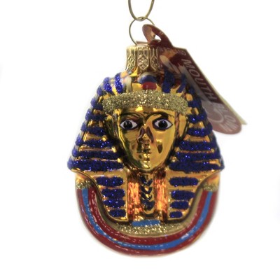 Holiday Ornaments 2.5" Mask Of King Tut Egyptian  Pharaoh Christmas  -  Tree Ornaments