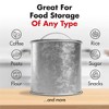 Amici Home Newport Collection Galvanized Metal Storage Canister, Food Safe - 2 of 4