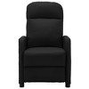 vidaXL Recliner Black Faux Leather - 3 of 4