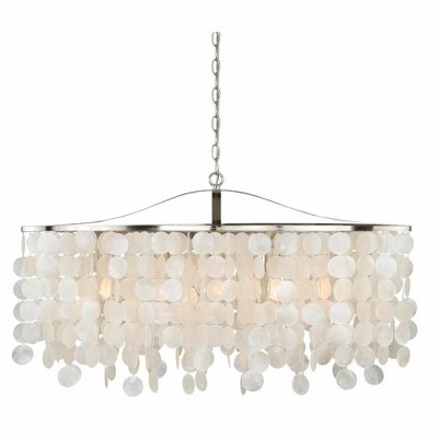 Vaxcel Elsa 5 - Light Pendant in  Satin Nickel