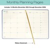 Global Printed Products Textured Cover Weekly Monthly Planner 8" x 10" CY 2025 (Blue) - 4 of 4