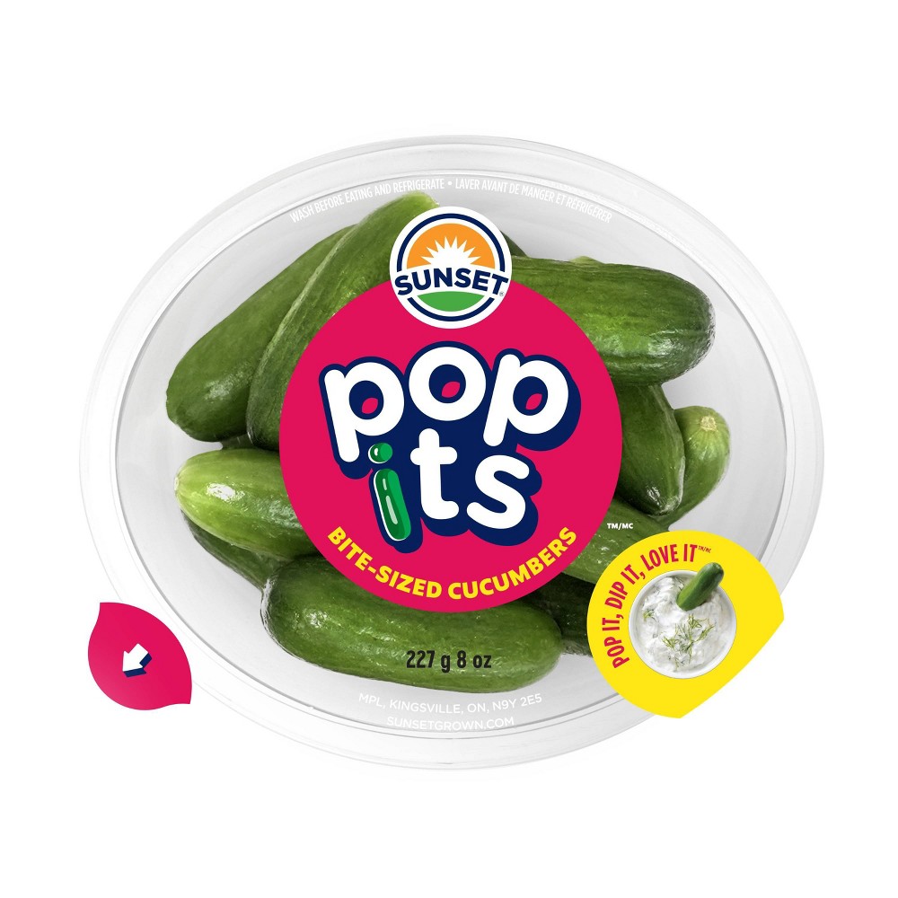Sunset Pop Its Baby Cucumbers - 8oz