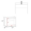 INFURNIC Writing Desk Minimalist Desk with Open Shelf for Storage and Space-Saving Design Easy to Assemble, Black, 16.5"*35.1"*30.6" - 3 of 4