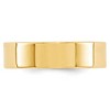 Black Bow Jewelry 6mm 14K White or Yellow Gold Flat Comfort Fit Band - 3 of 4