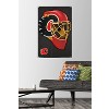 Trends International NHL Calgary Flames - Mask 16 Unframed Wall Poster Prints - 2 of 4