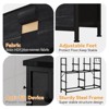 Bedroom Dresser, 10 Drawer Dresser and Chest of Drawers with Fabric Pockets, Side Pockets and Steel Frame, Tall Dresser for Hallway, Living Room - 4 of 4