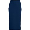 Lands' End Women's Starfish Side Zip Midi Skirt - 3 of 4