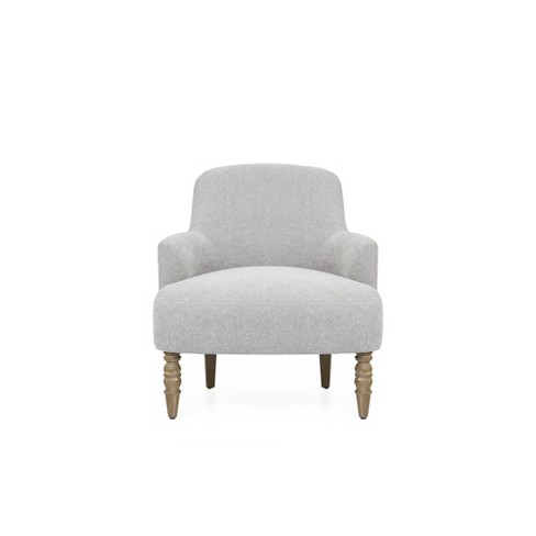 Jada Upholstered Accent Chair Light Gray - Martha Stewart - image 1 of 4